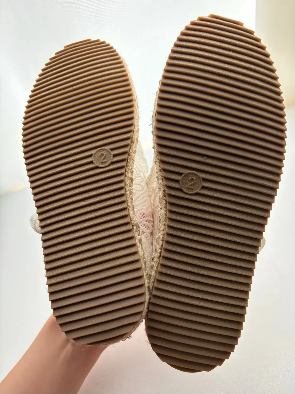 art class Cream Lace Mary Jane Espadrille Flats